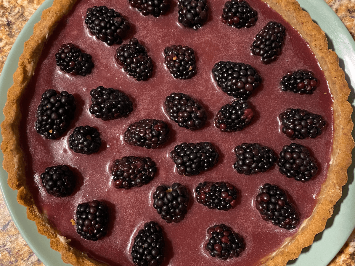 Blackberry Caramel Tart from “Dessert&nbsp;Person”